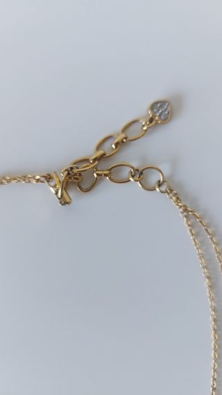 Collar Swarovski bañado en oro