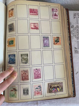 Colección de sellos de países del mundo años 50 💎