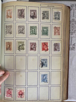 Colección de sellos de países del mundo años 50 💎