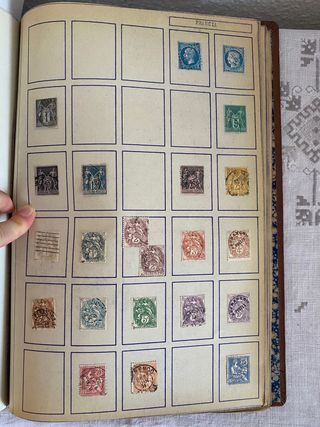 Colección de sellos de países del mundo años 50 💎