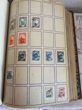 Colección de sellos de países del mundo años 50 💎