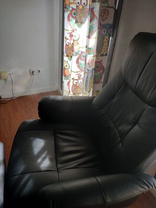 Butaca con reposapiés