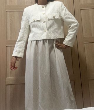 Chaqueta corta Zara nueva estilo chanel