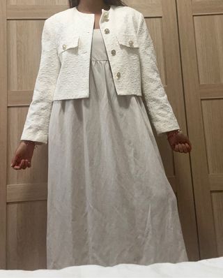 Chaqueta corta Zara nueva estilo chanel