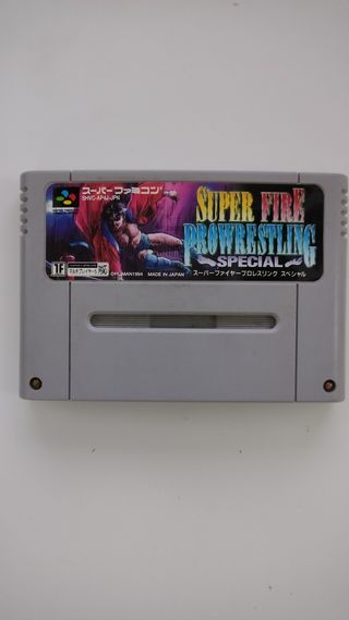 Juego Super Fire Pro Westling Special para SFC