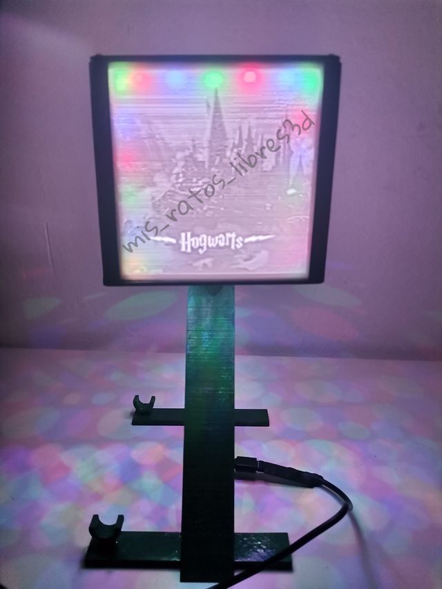 lámpara de Harry Potter en 3D 