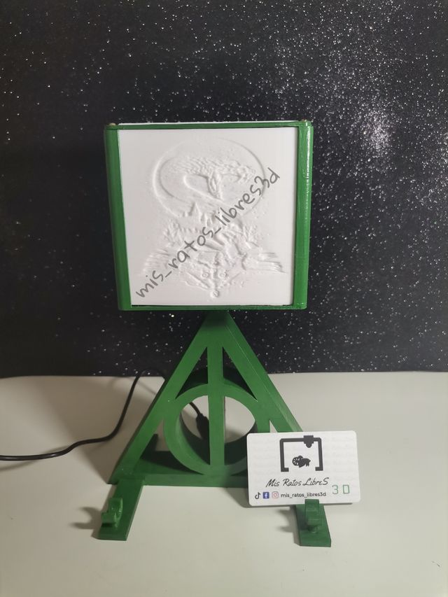 lámpara de Harry Potter en 3D 