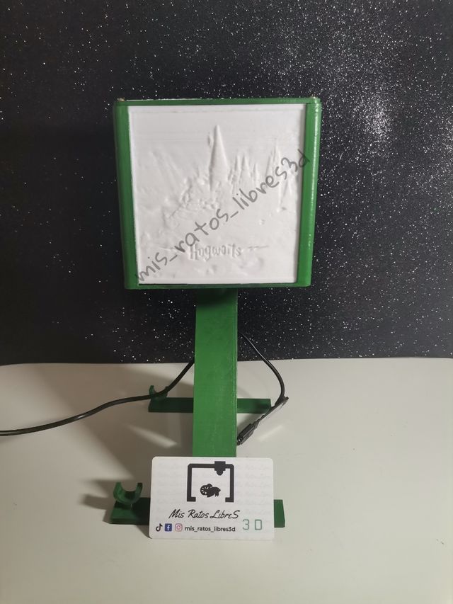 lámpara de Harry Potter en 3D 