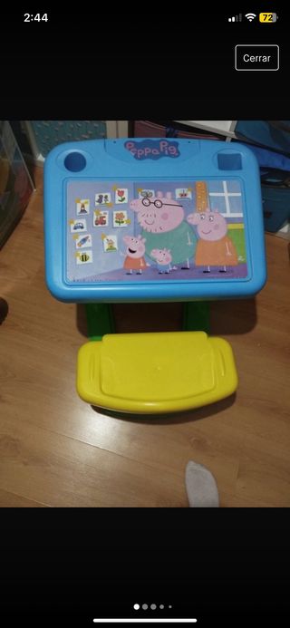 pupitre peppa pig en muy buen estado