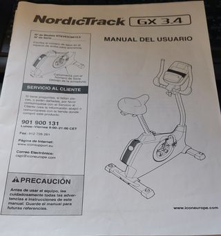 BICICLETA ESTÁTICA NORDICTRACK GX 3.4