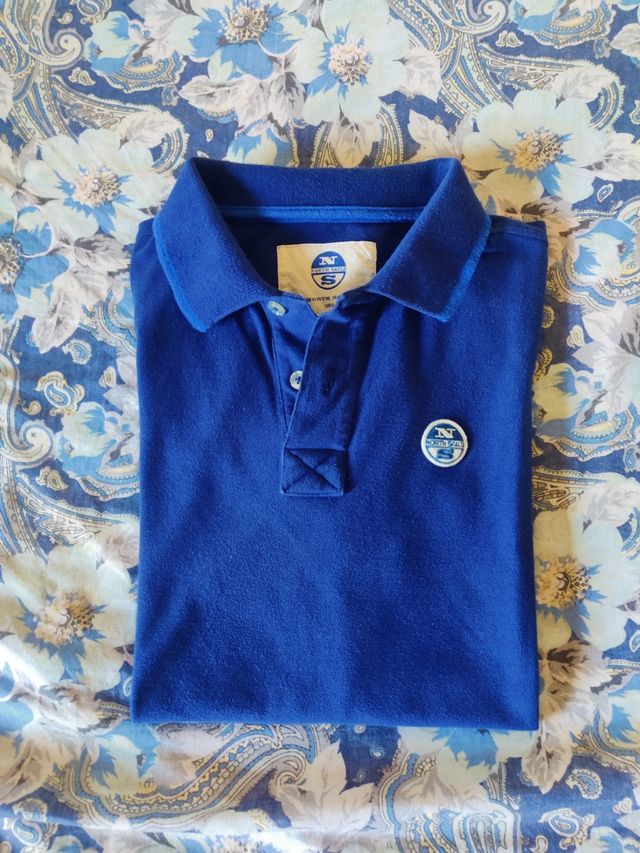 Polo blu North Sails M 