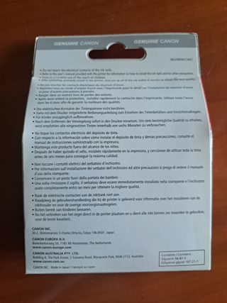 Cartucce inchiostro Canon nero