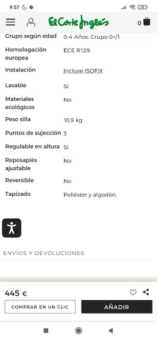 Silla coche Concord Reverso iPlus