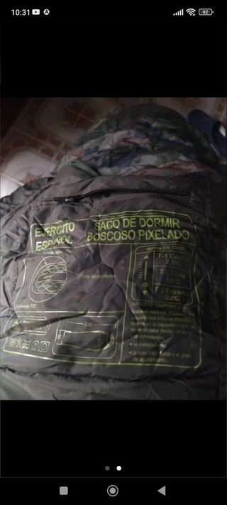 Saco  dormir boscoso Pixelado (original ( E.T )