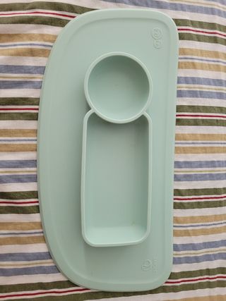 Plato silicona para trona madera