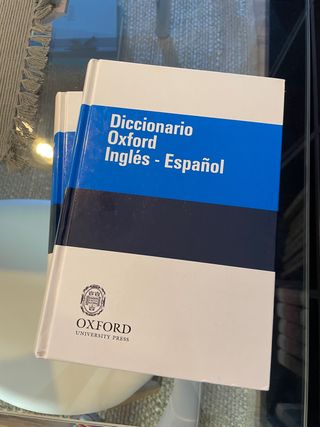 2 diccionarios oxford español ingles