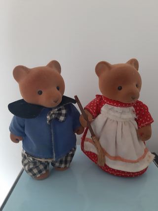 Sylvanian Families pareja Osos VINTAGE 
