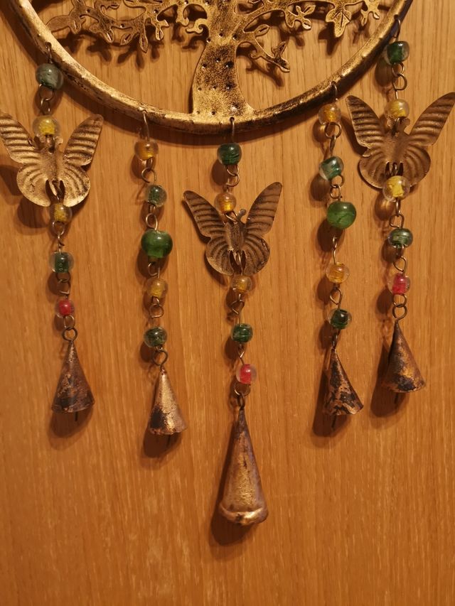 Atrapasueños metal, mariposas