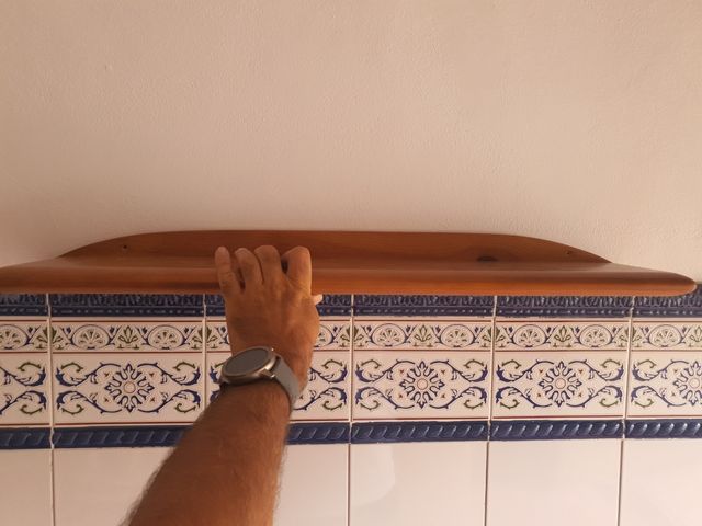 4 Estantes madera maciza