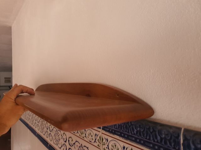 4 Estantes madera maciza