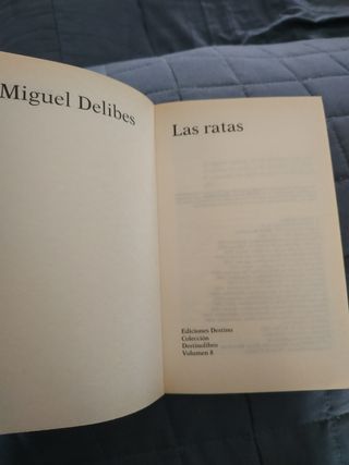 Libro Miguel Delibes
