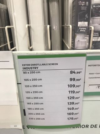 Estor Enrollable Screen Leroy Merlin