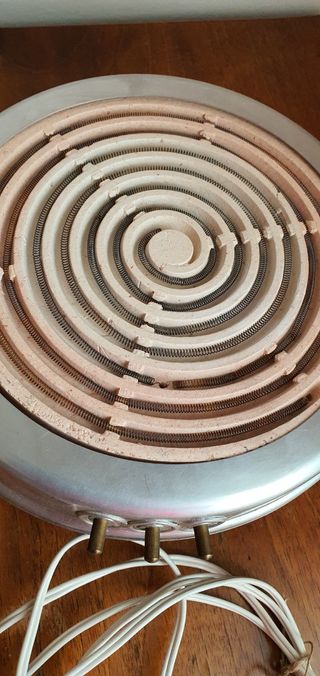 Brasero eléctrico antiguo