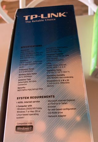 Tp link router TD-8961 ND