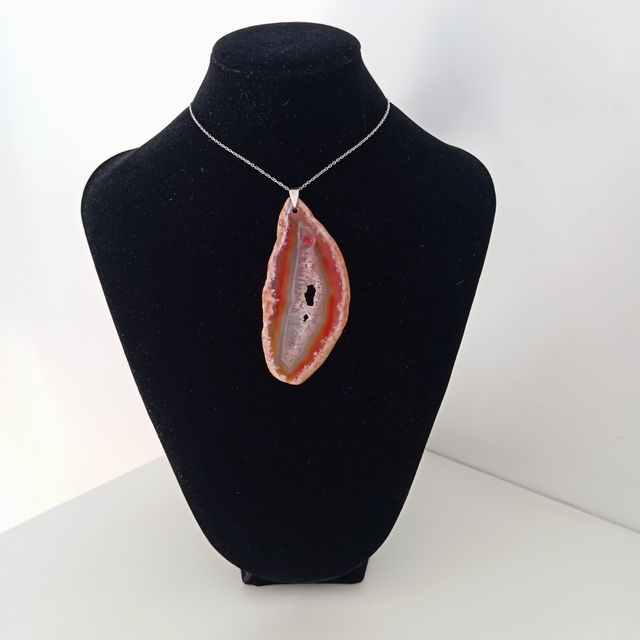 colgante ágata laminada