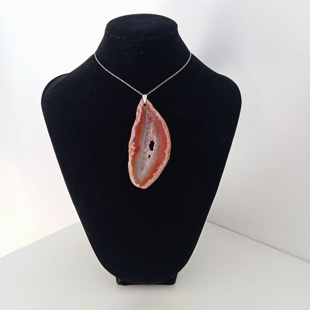 colgante ágata laminada
