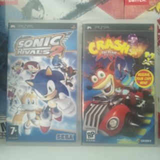 Pack Sonic Rivals y Crash Tag PSP