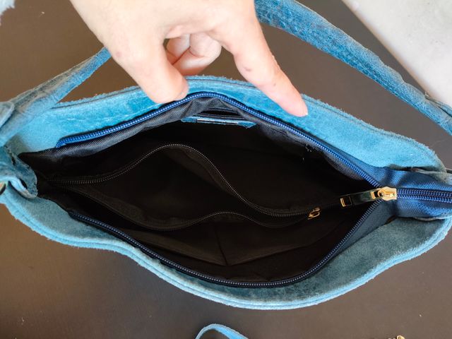 Bolso cuero Anna Morellini nuevo sin etiqueta