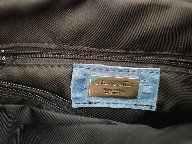 Bolso cuero Anna Morellini nuevo sin etiqueta