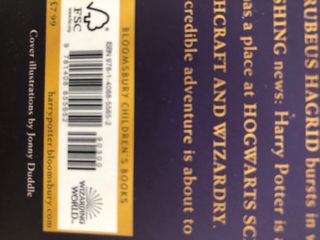 libro Harry Potter and the Philosopher’s stone