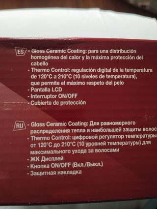 Plancha de pelo Bellísima Revolution1100