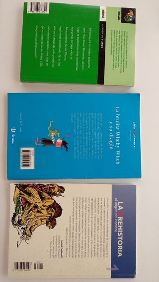 Lote 6 libros cuentos juveniles