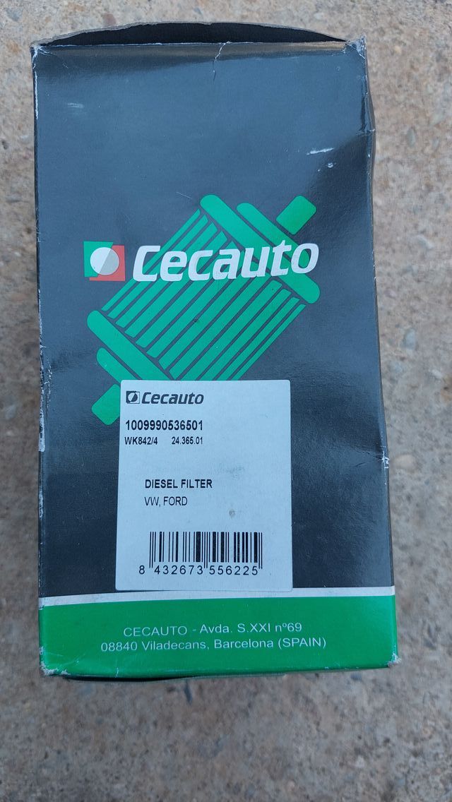 Filtro combustible gasoil