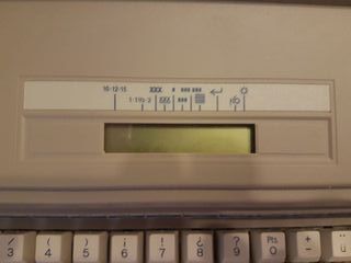 MAQUINA ELECTRONICA CON DISPLAY LETTERA E 503 1997