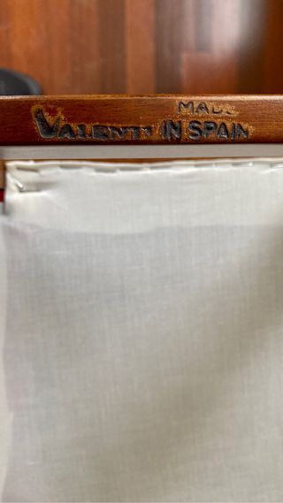 Mesa escritorio y silla todo madera, made Spain
