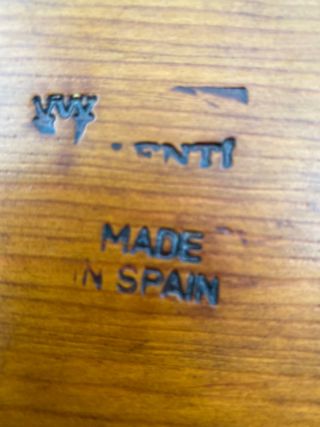 Mesa escritorio y silla todo madera, made Spain