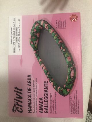 hamaca de agua colchoneta CRIVIT