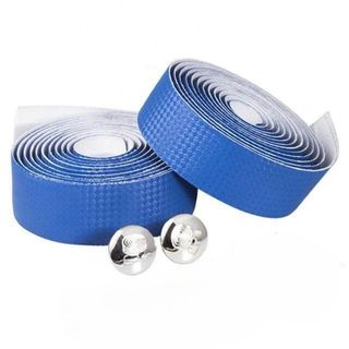 Juego cintas manillar (azul con tapones)