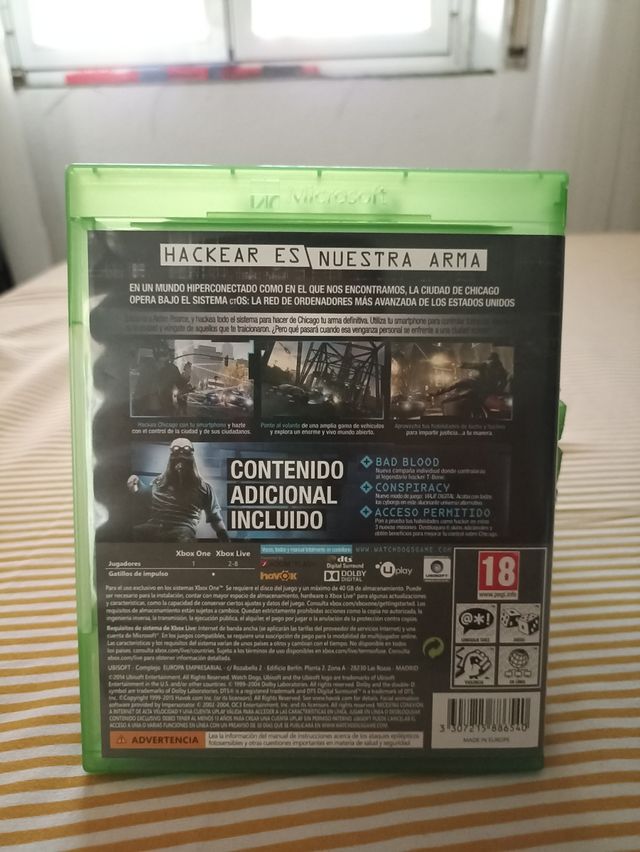 Watch Dogs Xbox one