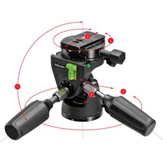 Rótula Induro PHQ3 5 ejes de rotación