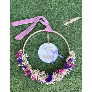 Portaalianzas paniculata personalizado con nombres