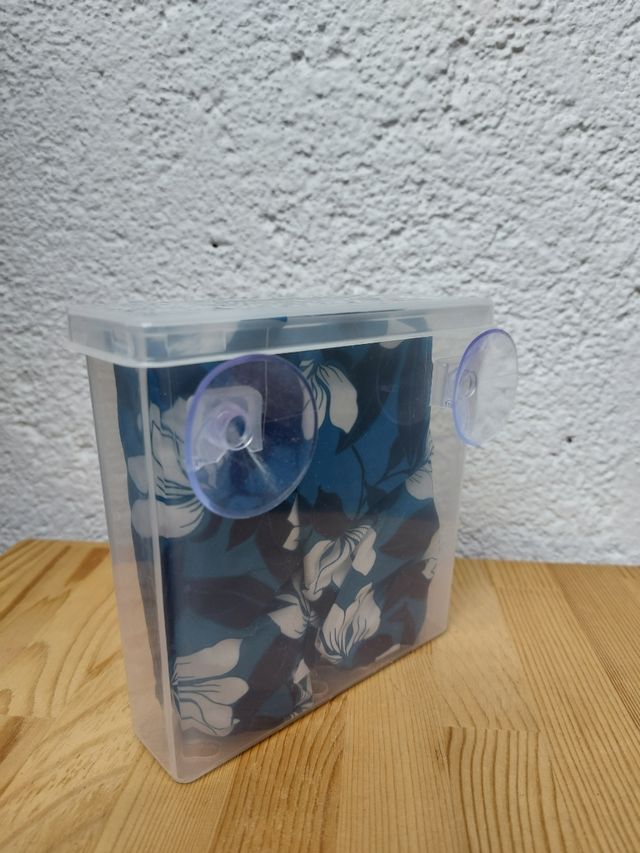 Gorro de ducha + soporte almacenaje