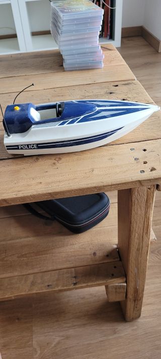 comisaría coche y barca playmobil