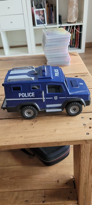 comisaría coche y barca playmobil