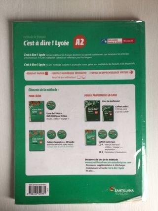 Libro Frances, C’est à dire! A2