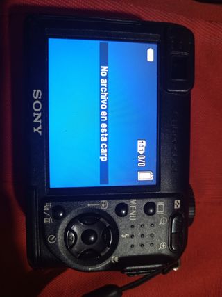 Cámara de fotos sony